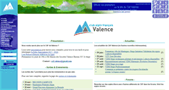 Desktop Screenshot of clubalpinvalence.fr